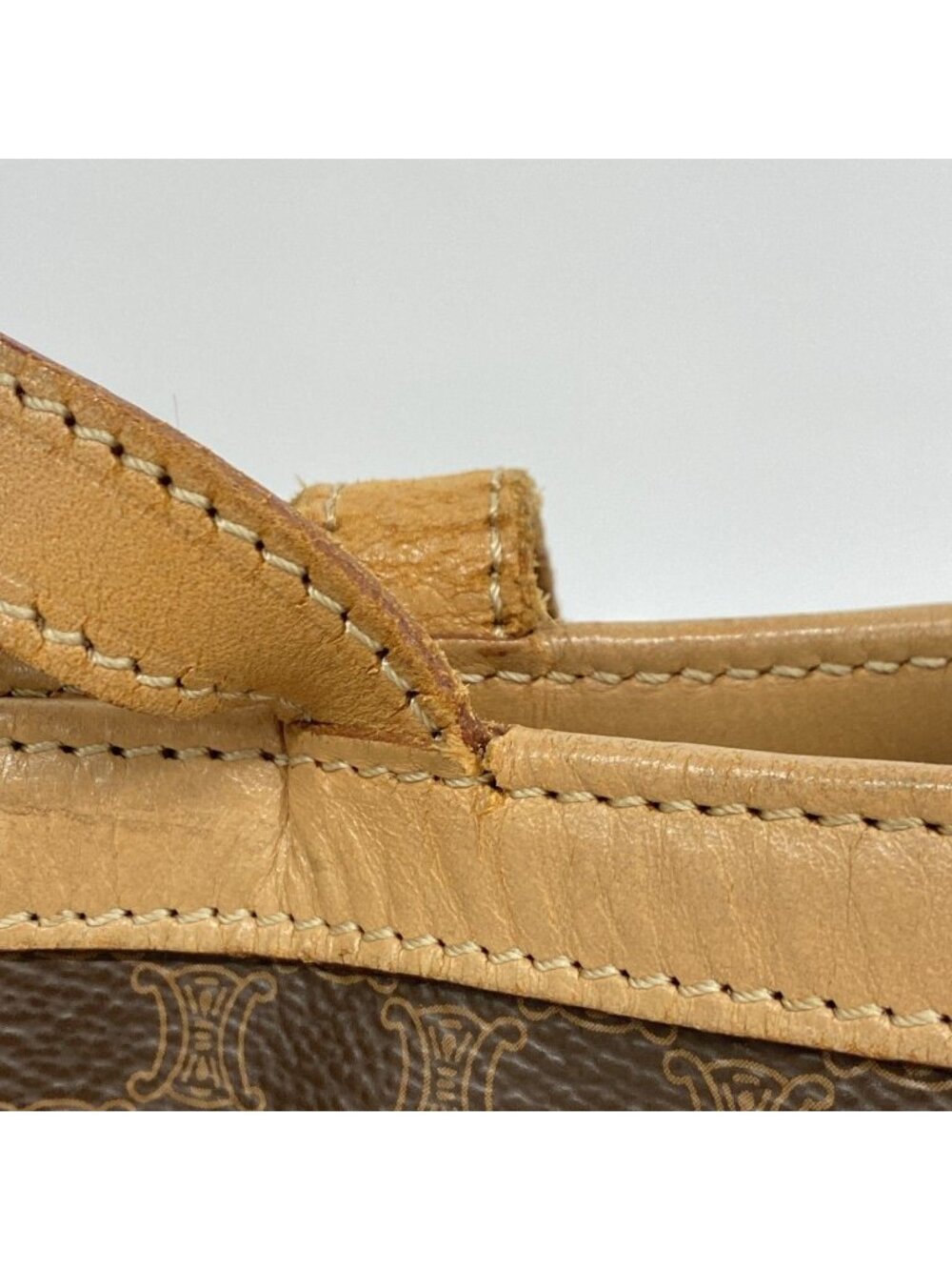 Celine Tote Macadam Brown Gold - Picture 7 of 10